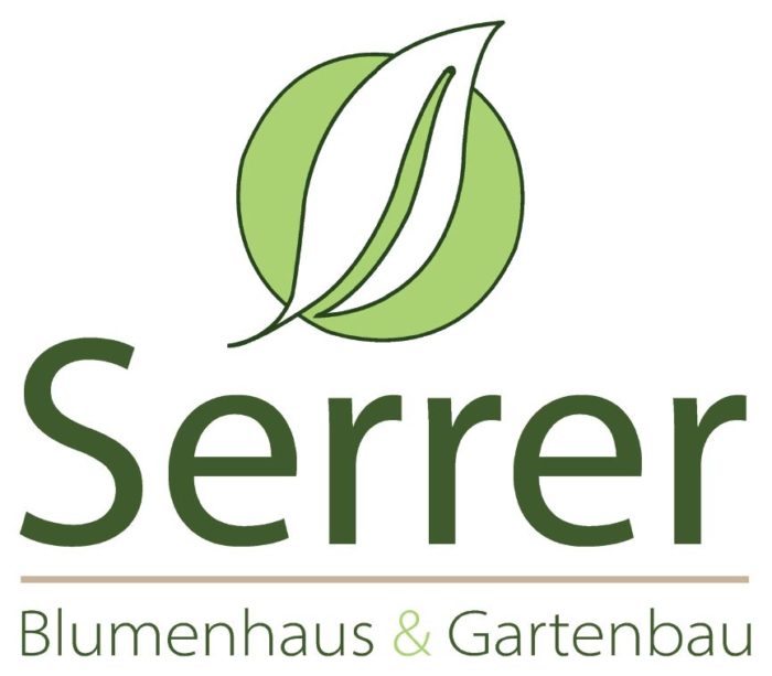 Logo Blumenhaus Serrer Jubiläum Modenschau